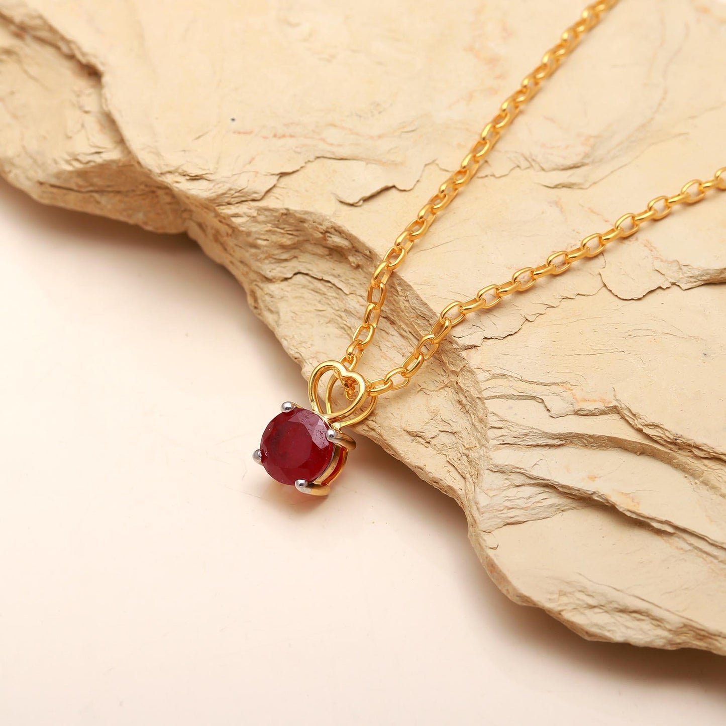 Natural Ruby Pendant