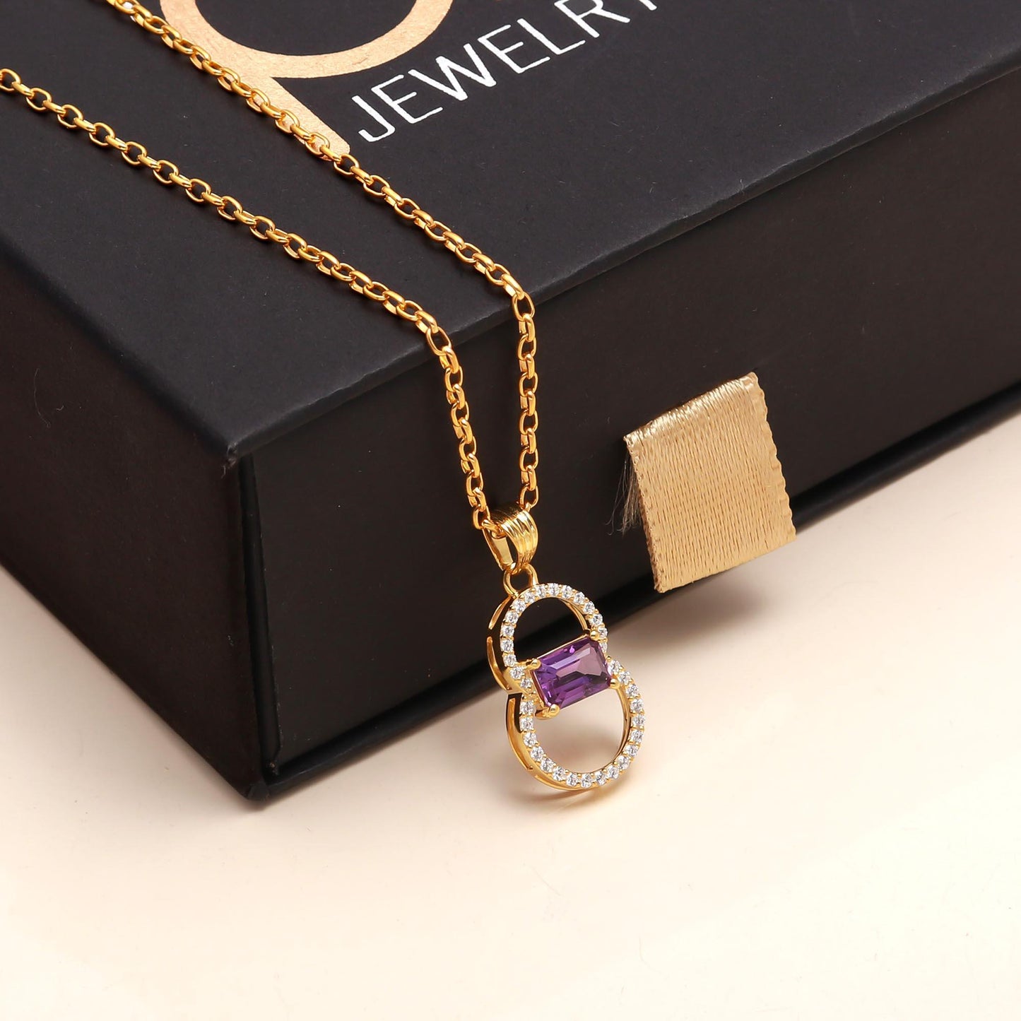 Infinity Amethyst Pendant