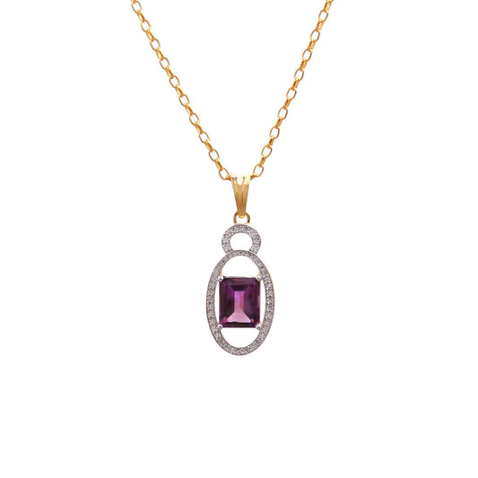 Radiant Amethyst Pendant